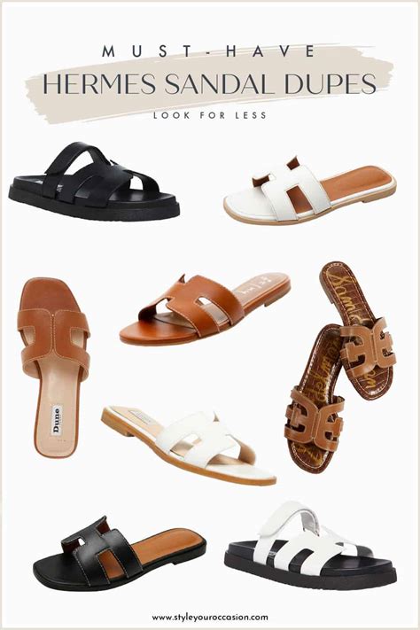 hermes fake sandals|hermes dupe sandals primark.